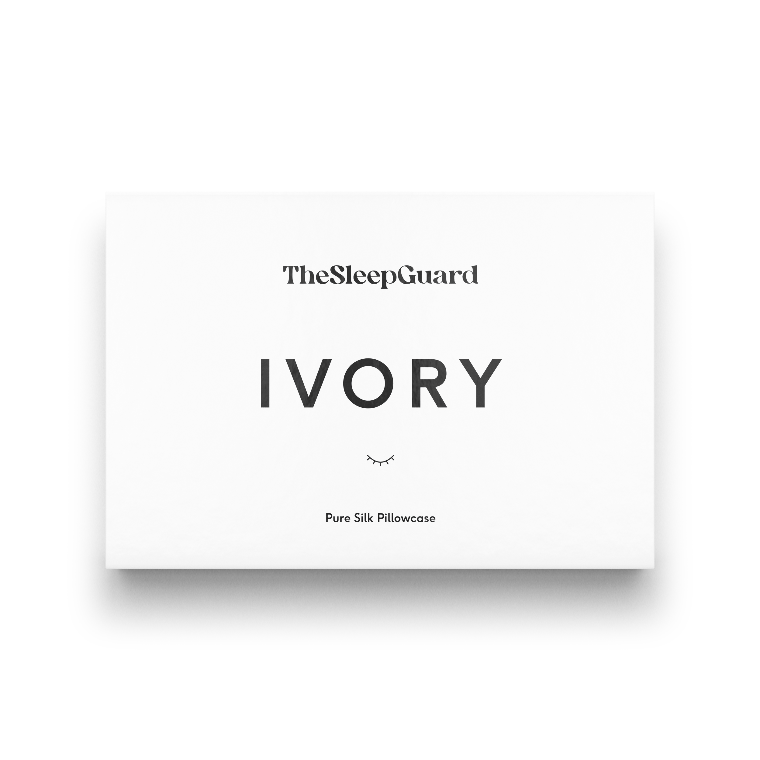 100% Mulberry Silk Pillowcase [22 Momme, 6A Grade] - Ivory White, Queen Size