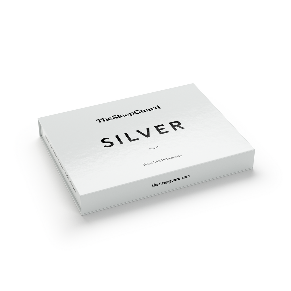 100% Mulberry Silk Pillowcase [22 Momme, 6A Grade] - Silver Grey, Standard Size