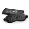Pure Silk Sleep Mask [100% 6A Mulberry Silk, 22 Momme] - Noir Black