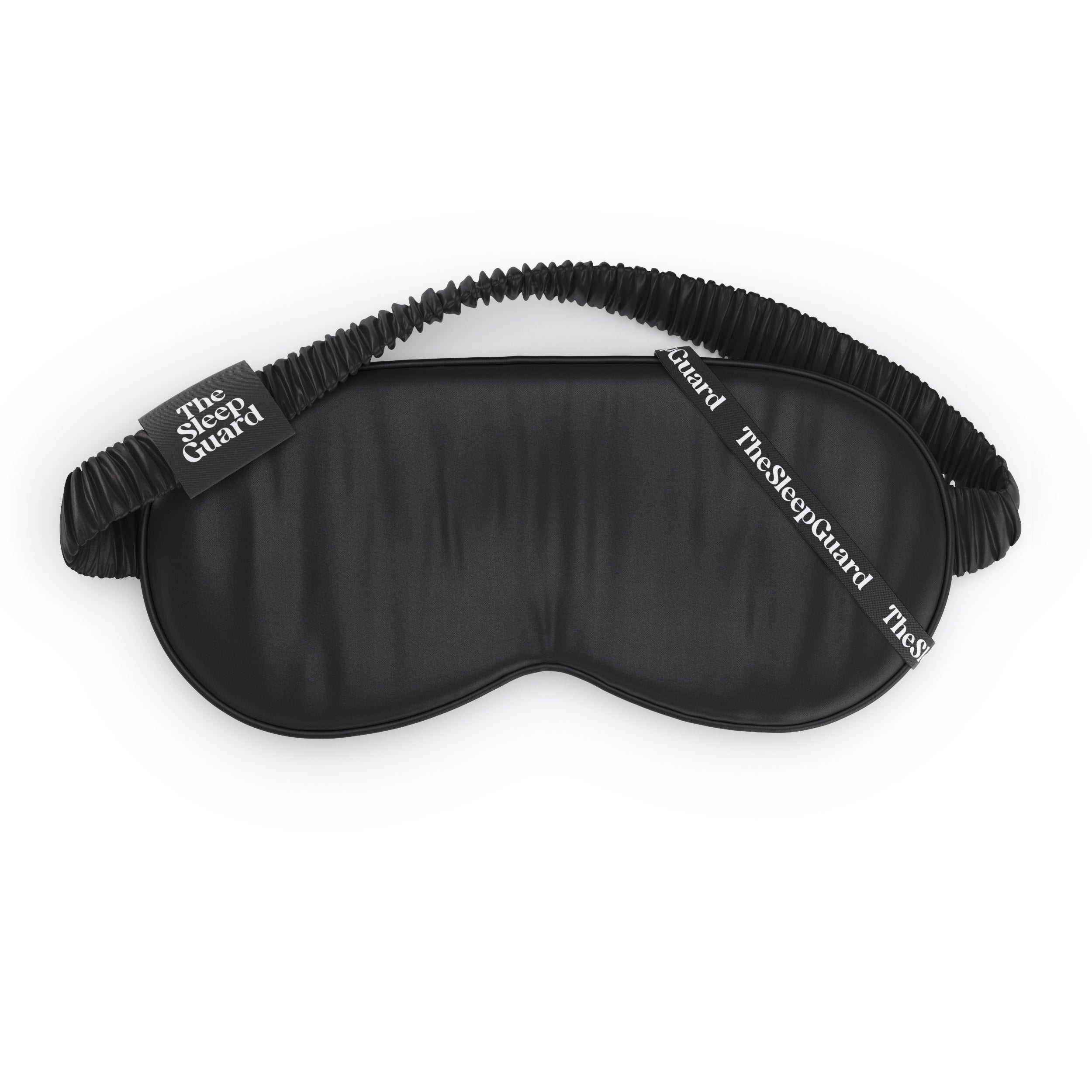 Pure Silk Sleep Mask [100% 6A Mulberry Silk, 22 Momme] - Noir Black
